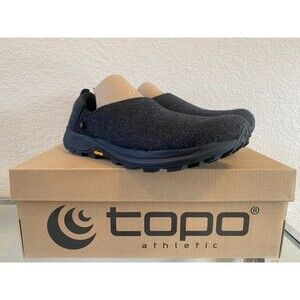 Topo Athletic Rekovr 2 Slipper Womens 10 Recovery Slip-Ons Black W042 Vibram